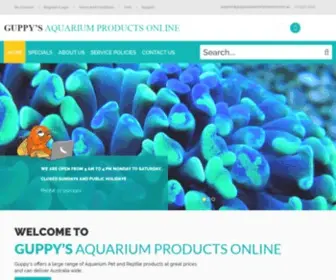 Guppysaquariumproducts.com.au(Buy Freshwater & Marine Aquarium Supplies Online in Australia) Screenshot