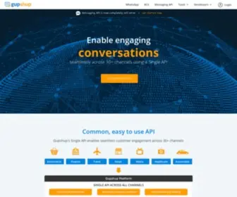 Gupshup.me(Enable engaging conversations seamlessly across 30) Screenshot