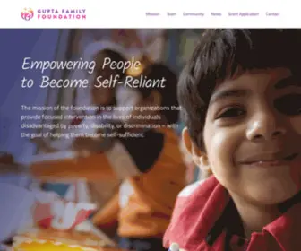 Guptafamilyfoundation.org(Gupta Family Foundation) Screenshot