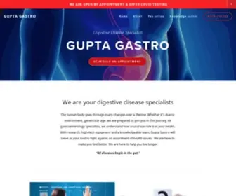 Guptagastro.com(Gupta Gastro) Screenshot