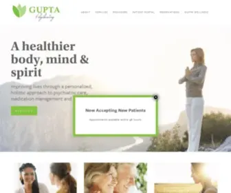 Guptapsychiatry.com(Psychiatry) Screenshot