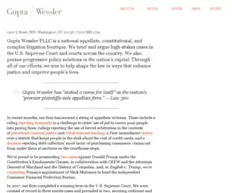 Guptawessler.com(Gupta Wessler PLLC) Screenshot