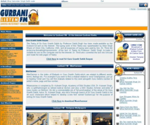 Gurbanifm.com(Gurbanifm) Screenshot