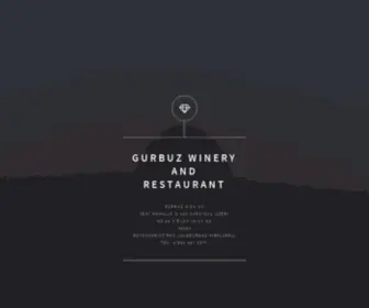 Gurbuzwinery.com(Gurbuz Winery &amp; Restaurant) Screenshot