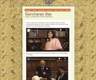 Gurcharandas.org(Gurcharan Das) Screenshot