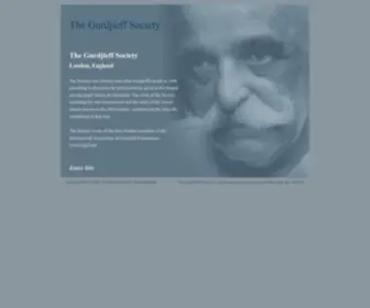 Gurdjieff.com(The gurdjieff society) Screenshot