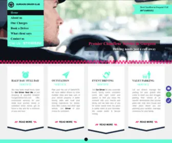 Gurgaondriverclub.com(Driver provider in Gurgaon) Screenshot