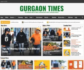 Gurgaontimes.co.in(Gurgaon News Times of India) Screenshot