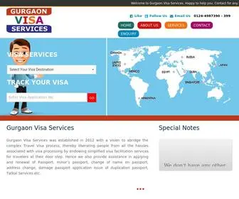 Gurgaonvisaservices.com(Online Visa Application) Screenshot