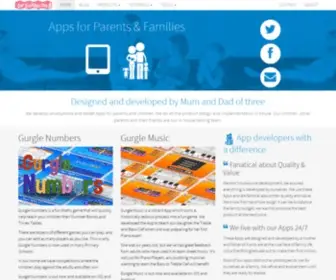 Gurgleapps.com(Smartphone and Tablet Apps developed by Parents for Parents) Screenshot
