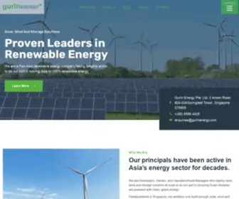 Gurinenergy.com(Solar Wind and Storage Solutions) Screenshot