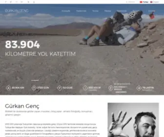 Gurkangenc.com(Gürkan genç) Screenshot