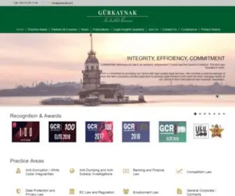 Gurkaynak.av.tr(ELIG Gürkaynak) Screenshot