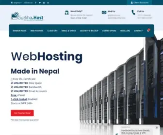 Gurkha.host(Web Hosting in Nepal) Screenshot