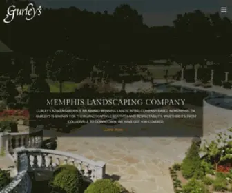 Gurleysmemphis.com(Memphis Landscaping Company & Contractors) Screenshot