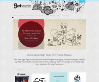 Gurlstudio.com(Website and Graphic Design from Penang) Screenshot