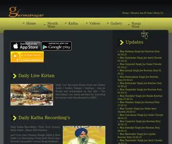 Gurmatsagar.com(Live Kirtan Recording's From Sri Harimandir Sahib Amritsar ( Golden Temple )) Screenshot