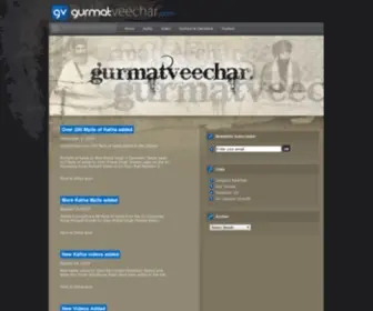 Gurmatveechar.com(Gurmat Veechar) Screenshot