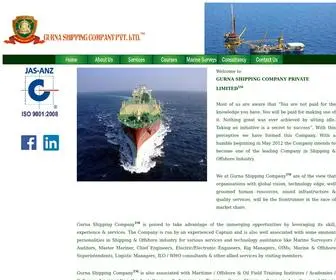 Gurnashipping.com(GURNA SHIPPING COMPANY PVT) Screenshot