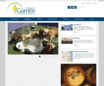 Gurneechamber.com(Gurnee Chamber of Commerce) Screenshot