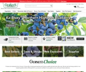Gurneys.com(America's Most Complete Seed and Nursery) Screenshot