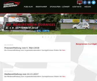 Gurnigelrennen.ch(Bergrennen Gurnigel) Screenshot