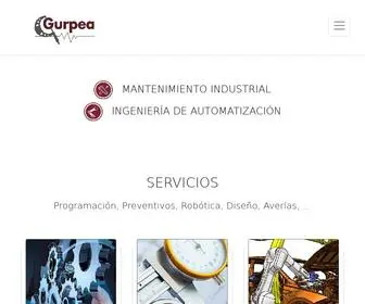 Gurpea.com(Mantenimiento industrial) Screenshot