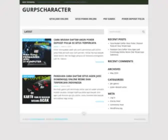 Gurpscharacter.com(gurpscharacter) Screenshot