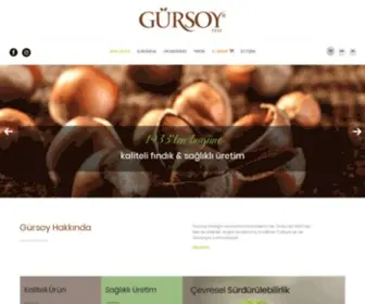 Gursoy.com.tr(Türkiye'nin en taze fındığı) Screenshot