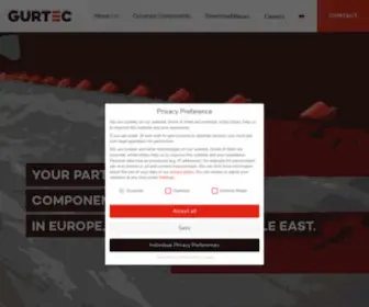 Gurtec.com(Your partner for conveyor belt components) Screenshot