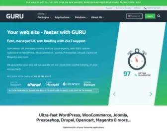 Guru.co.uk(Ultra Fast UK Hosting) Screenshot