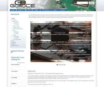 Guruce.com(Embedded Technologies Experts) Screenshot