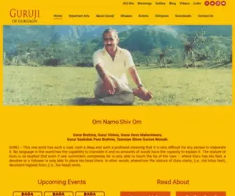 Gurujiofgurgaon.com(Guruji of Gurgaon) Screenshot