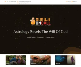 Gurujioncalls.com(Astrology) Screenshot