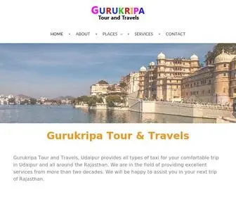 Gurukripatoursandtravels.com(Taxi booking service) Screenshot