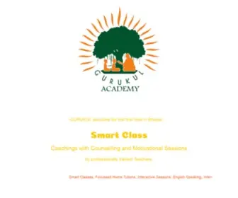 Gurukulacademy.net.in(GURUKUL HOME TUTORS BHOPAL) Screenshot