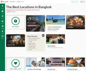 Gurulist.net(The Best Locations in Bangkok) Screenshot