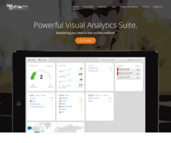 Gurulytics.com(Powerful Visual Analytics Suite) Screenshot