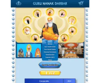 Gurunanakdarbarkhi.com(Guru Nanak Darbar Karachi) Screenshot