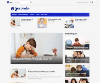 Gurunda.com(Portal Guru Berkemajuan) Screenshot