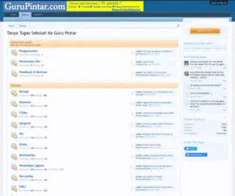 Gurupintar.com(Tanya Tugas Sekolah Ke Guru Pintar) Screenshot