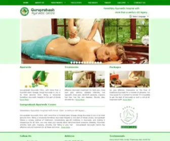 Guruprakashayurvedakovalam.com(Guruprakash Ayurvedic Centre) Screenshot