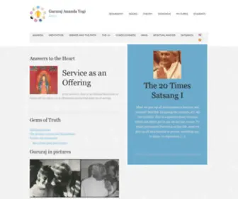 Gururajananda.com(Gururaj Ananda Yogi) Screenshot