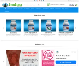 Gurusgarden.com(Ayurveda Herbal supplement) Screenshot