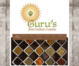 Gurusnewtown.com(Guru's Indian Cuisine of Newtown) Screenshot