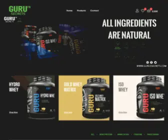Gurussecrets.com(Guru’s secrets shop) Screenshot