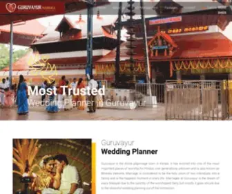 Guruvayurmarriage.com(Marriage Event Management Services) Screenshot