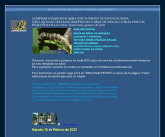 Gusanosdeseda.net(GUSANOS) Screenshot