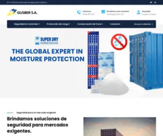 Gusber.com(Seguridad, Logística y Exportaciones) Screenshot