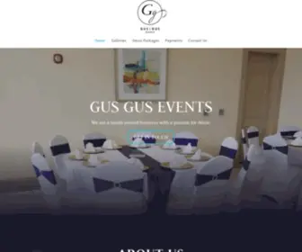 Gusgusevents.com(Gus Gus Events) Screenshot